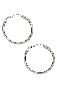 Shine Rhinestone Hoops