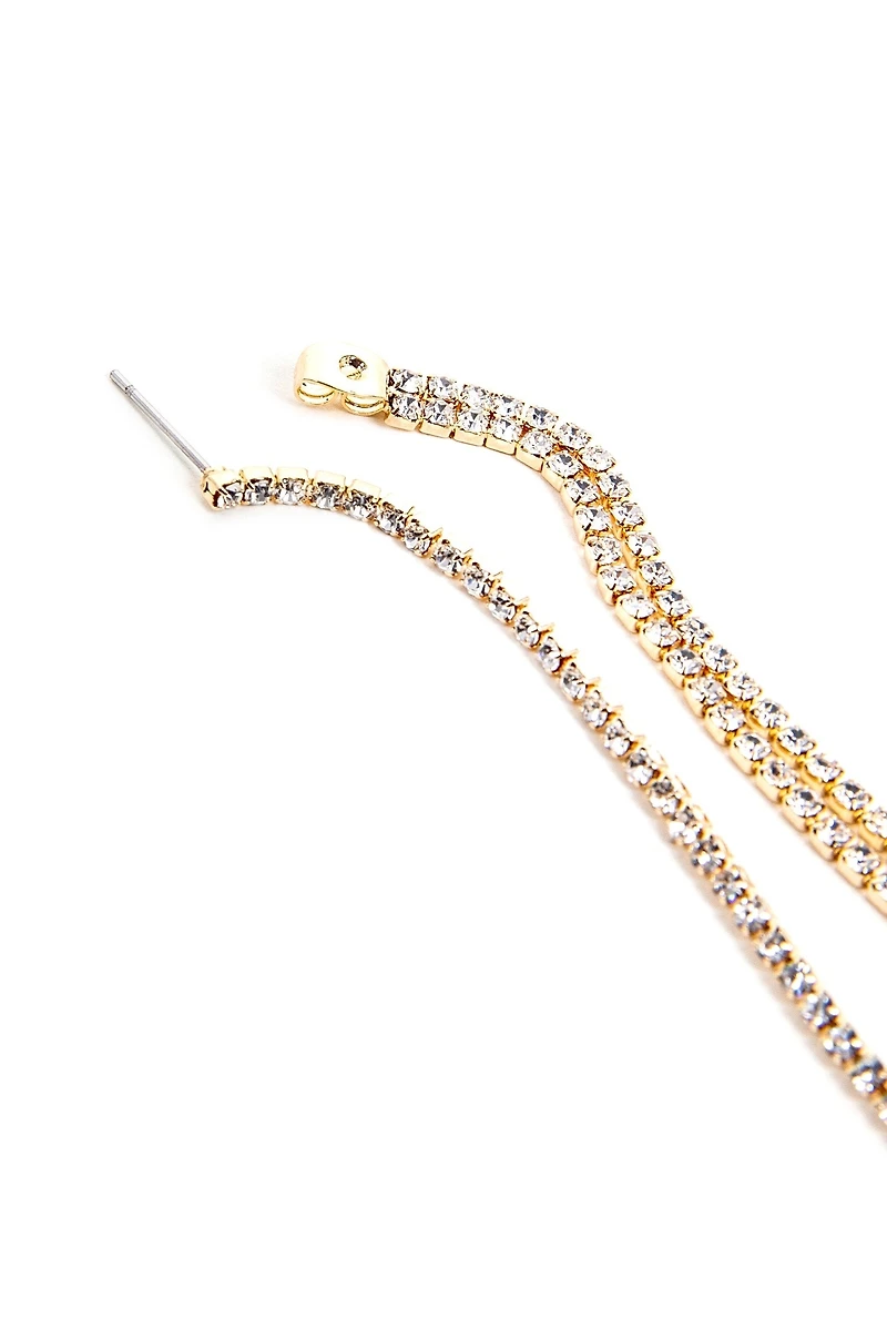 Dripping In Rhinestones Earrings