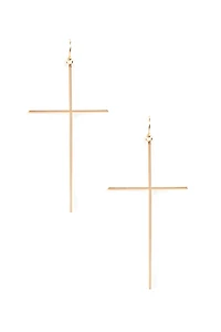 Dainty Cross Duster Earrings