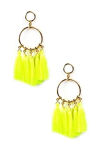 Everything's All Bright Tassel Earrings
