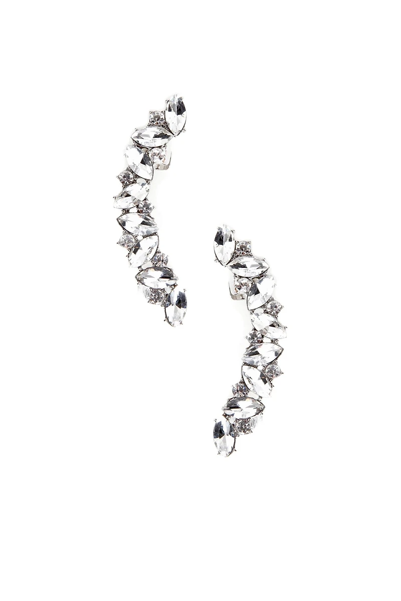 Rhinestone Statement Ear Cuff