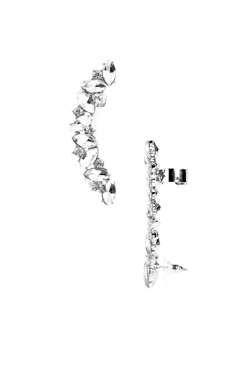 Rhinestone Statement Ear Cuff