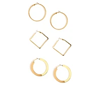 Glam Hoop Earring Set