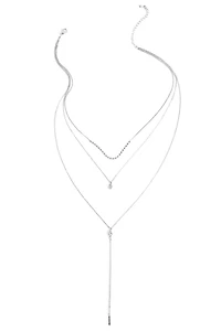 Layered Elegance Lariat Necklace