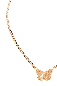 Dainty Butterfly Charm Necklace