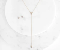 Darling Lariat Rhinestone Set