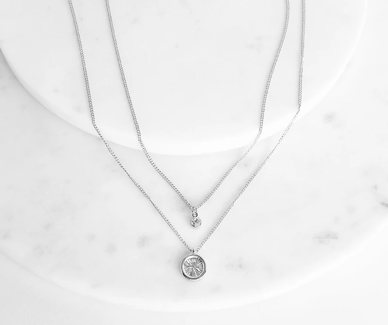 Two Times Chain Necklace Set