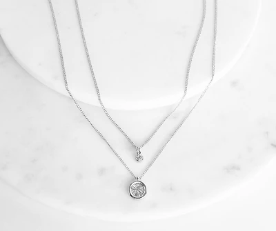 Two Times Chain Necklace Set