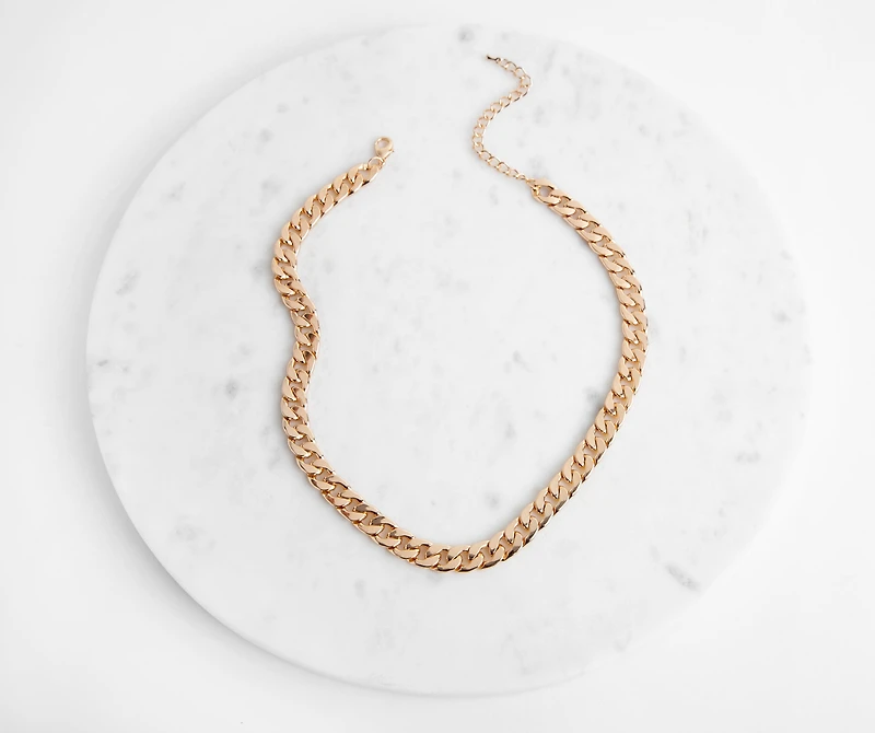 Cute In Cuban Chain Necklace