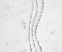 Three On Card Rhinestone Choker Set