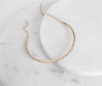 Dnt 4Get Abt Me Choker & Studs Set
