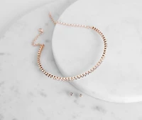 Dnt 4Get Abt Me Choker & Studs Set