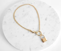 On Lock Lobster Claw Necklace
