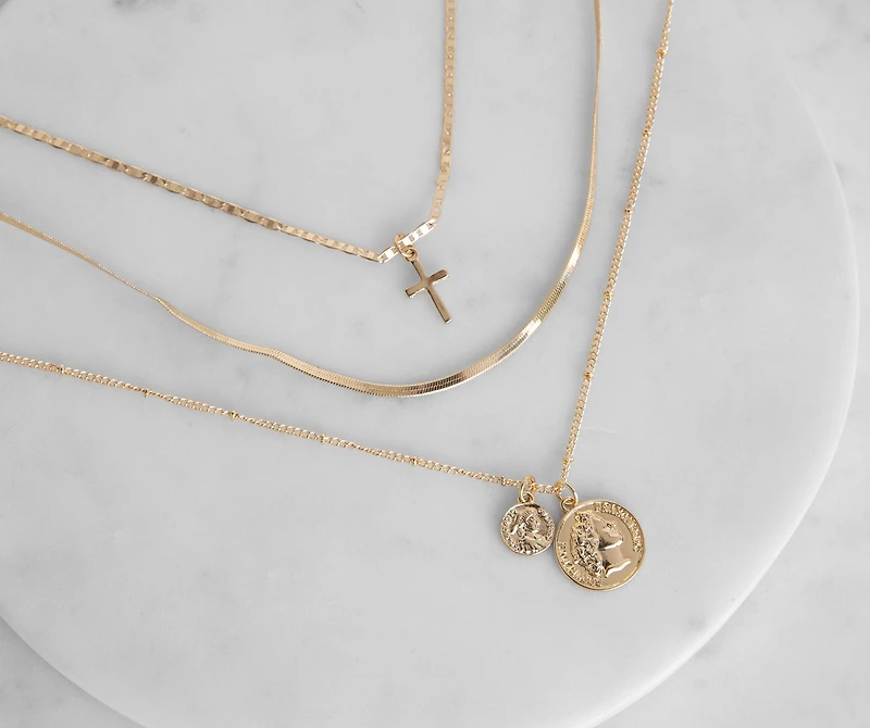 Hidden Treasures Necklace Set Of Three