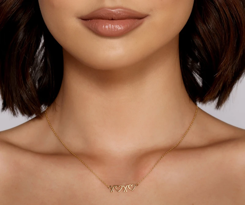 XOXO Charm Necklace