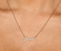 Dainty Drippin Rhinestone Necklace