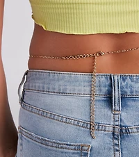 Happy Girl Smiley Face Belly Chain