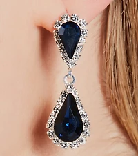 Sparkle Hour Gemstone Necklace And Earrings Set