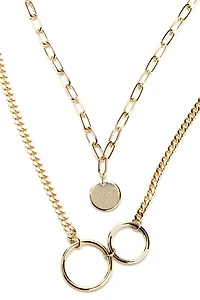 Double O Ring Necklace