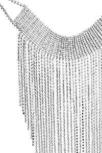 Fabulous In Fringe Rhinestone Choker
