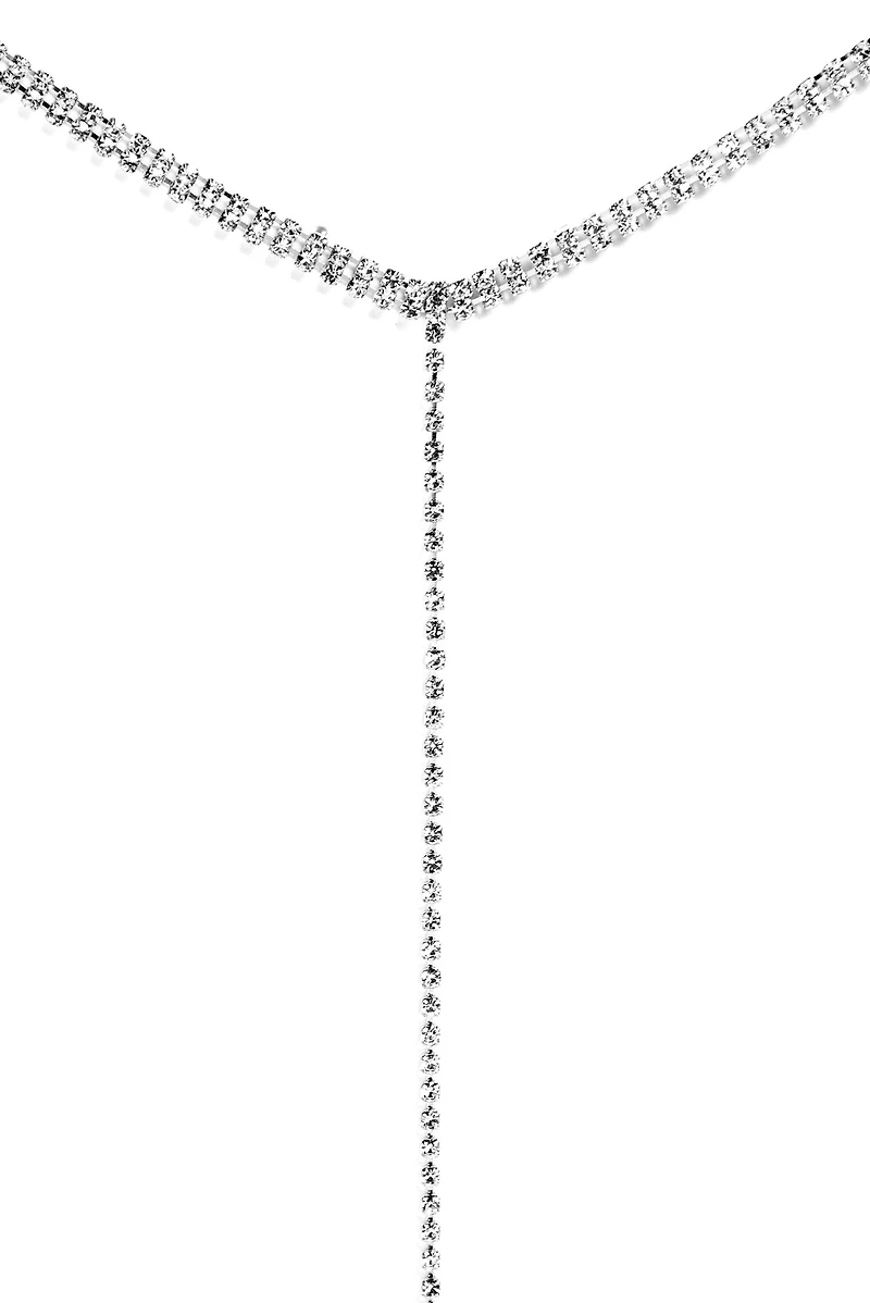 Reign Rhinestone Lariat Choker
