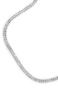 2 Row Rhinestone Choker