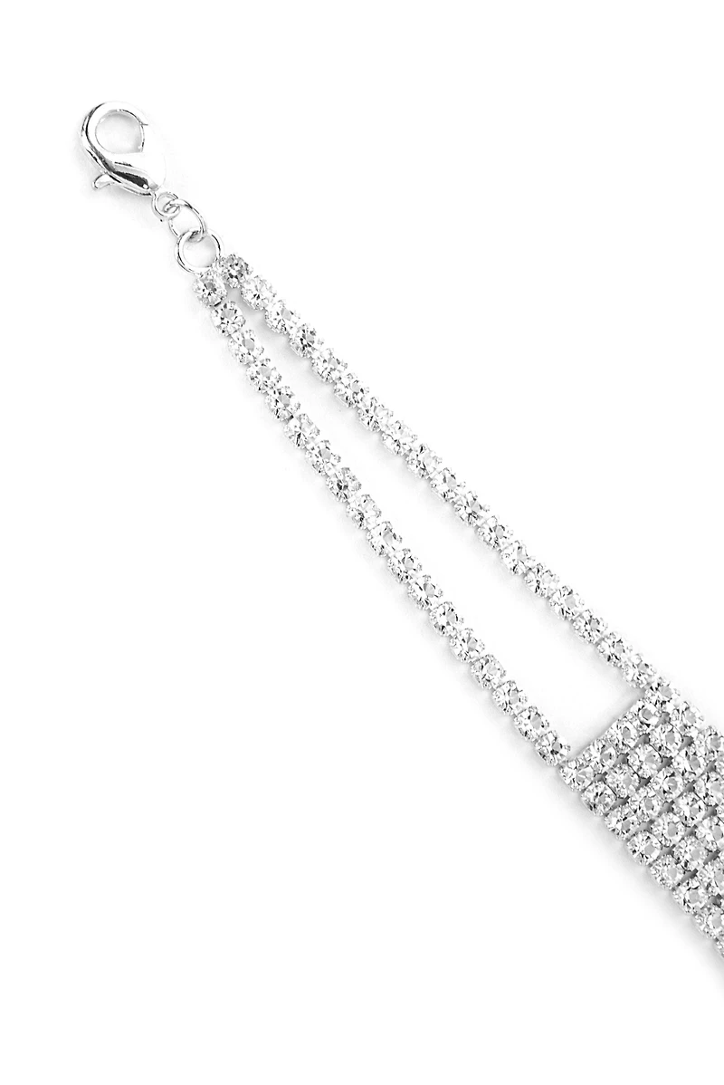 Simple Glam Rhinestone Choker