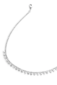 Dainty Drops Rhinestone Choker