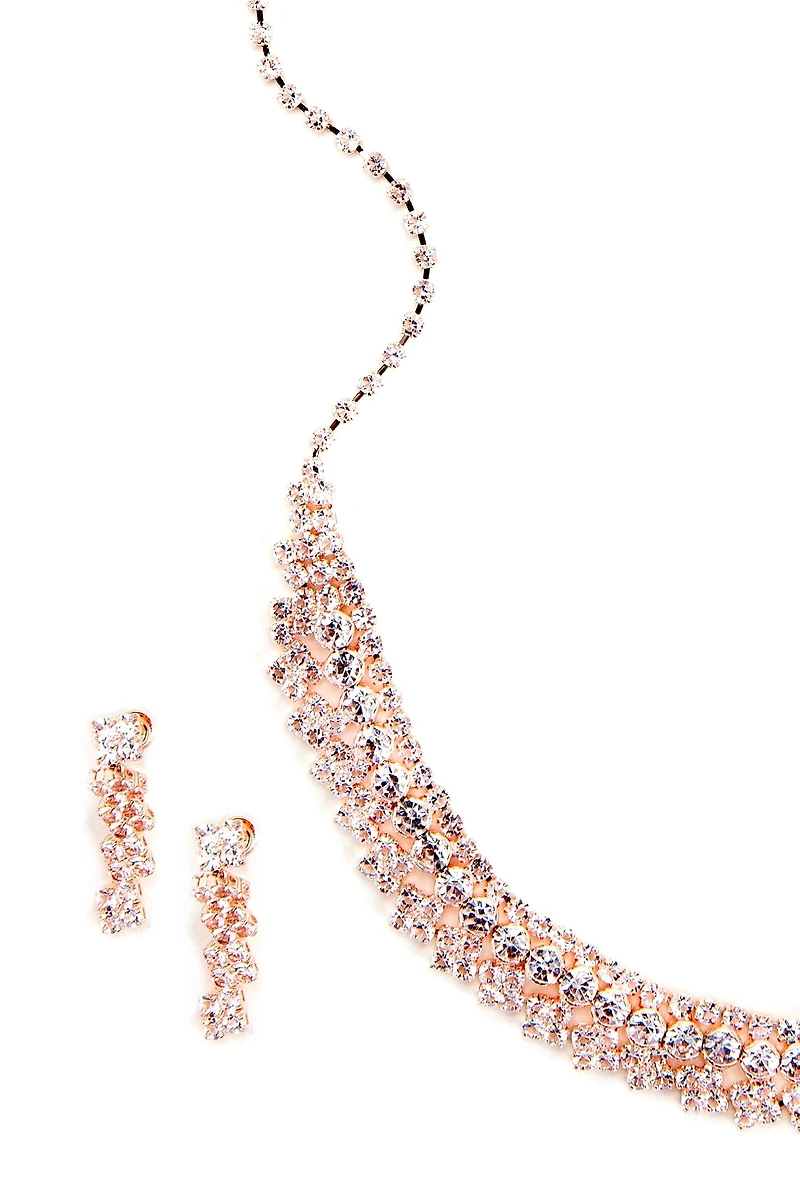 All Glammed Up Necklace And Earrings Set