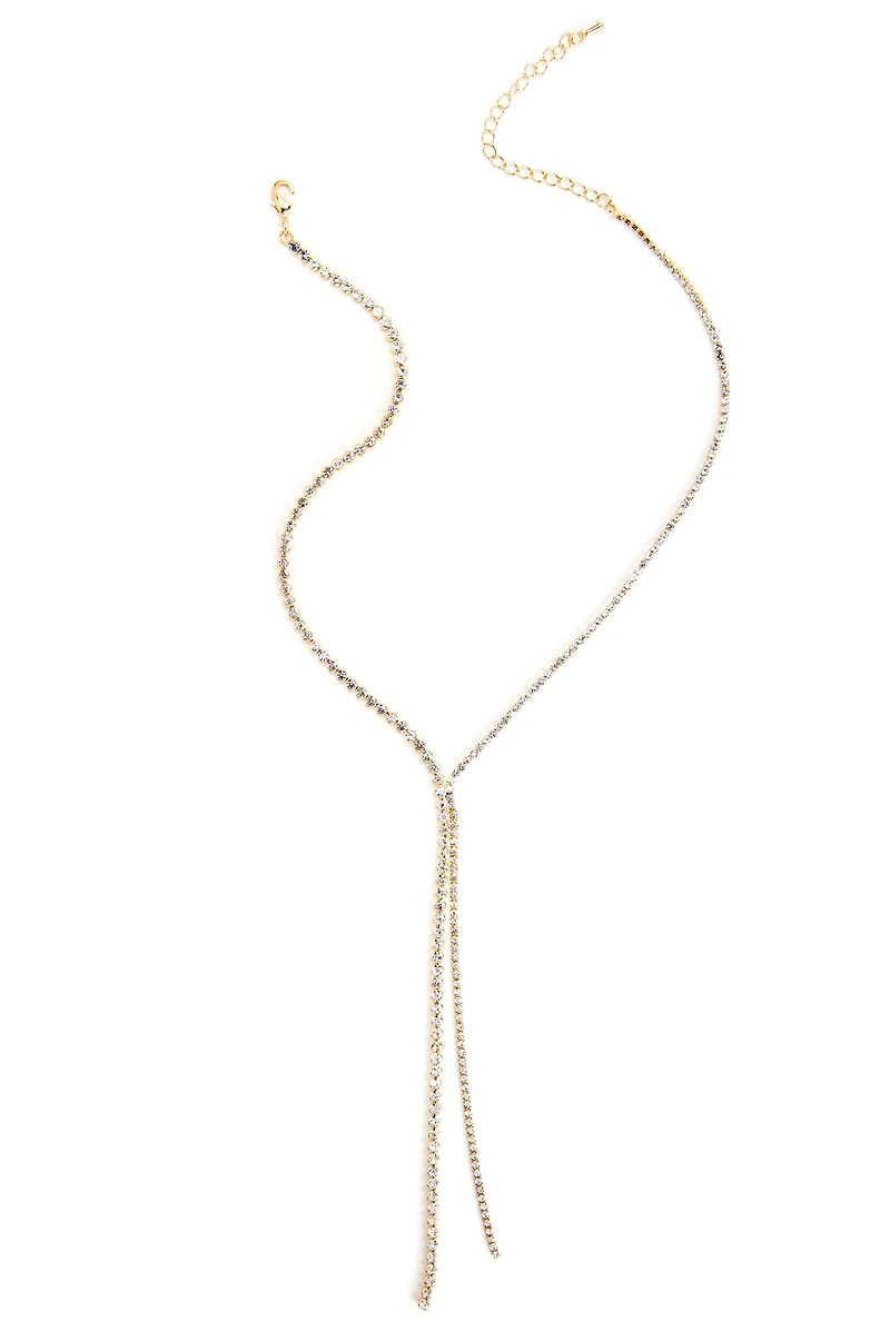 Shine In Rhine Lariat Necklace