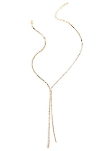 Shine In Rhine Lariat Necklace