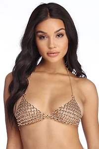 Metal Stud Bralette