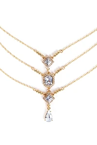 Gleaming Gemstone Layered Necklace