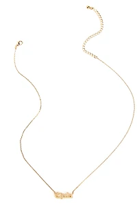 Chula Script Chain Necklace