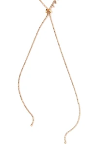 Lariat Rhinestone Duster Necklace