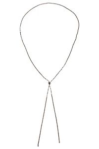 Rhinestone Slide Bar Necklace