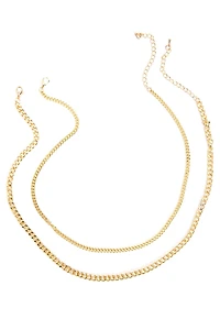 Layered Chain Link Necklaces