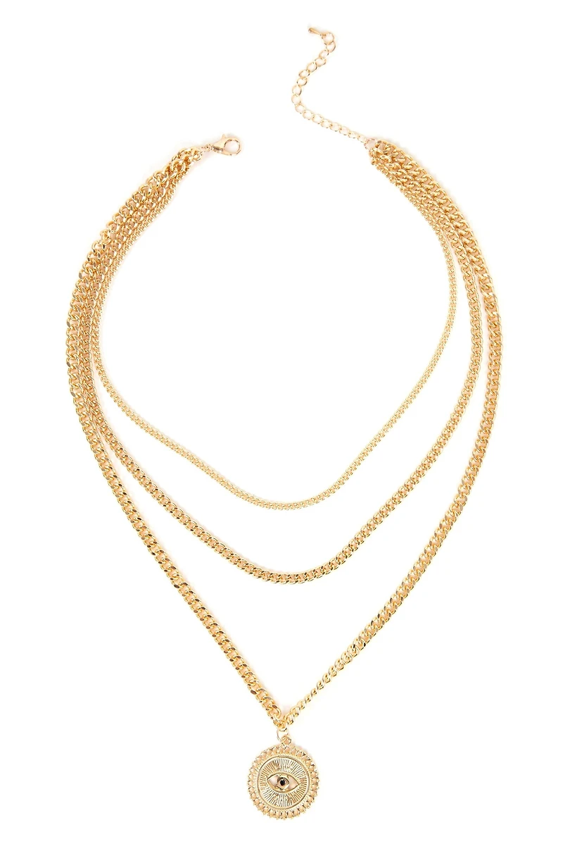 The Eye Layered Necklace