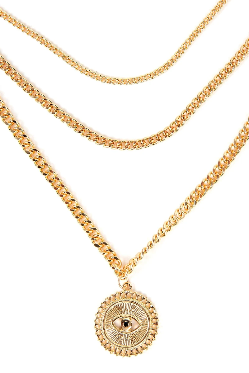 The Eye Layered Necklace