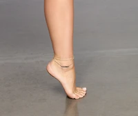 Rhinestone Playboy Anklet