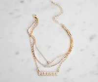 Rhinestone Playboy Anklet