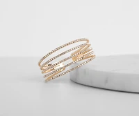 Give Me The Light Rhinestone Cuff Bracelet