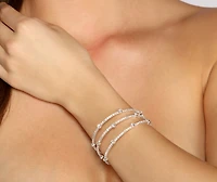 Stunning Sparkle Rhinestone Cuff