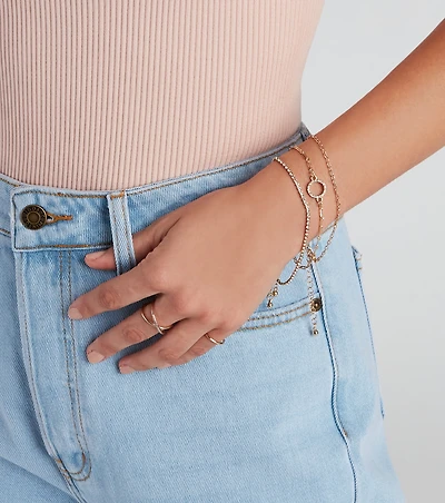 Quite A Beauty Rhine Bracelet Set