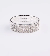 Wrapped In Diamonds Stretch Bracelet