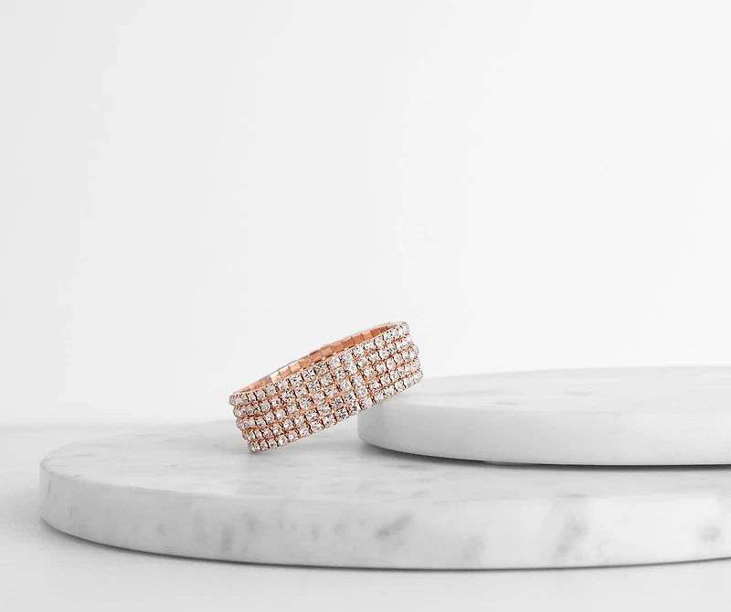 Dazzle It Up Rhinestone Bracelet