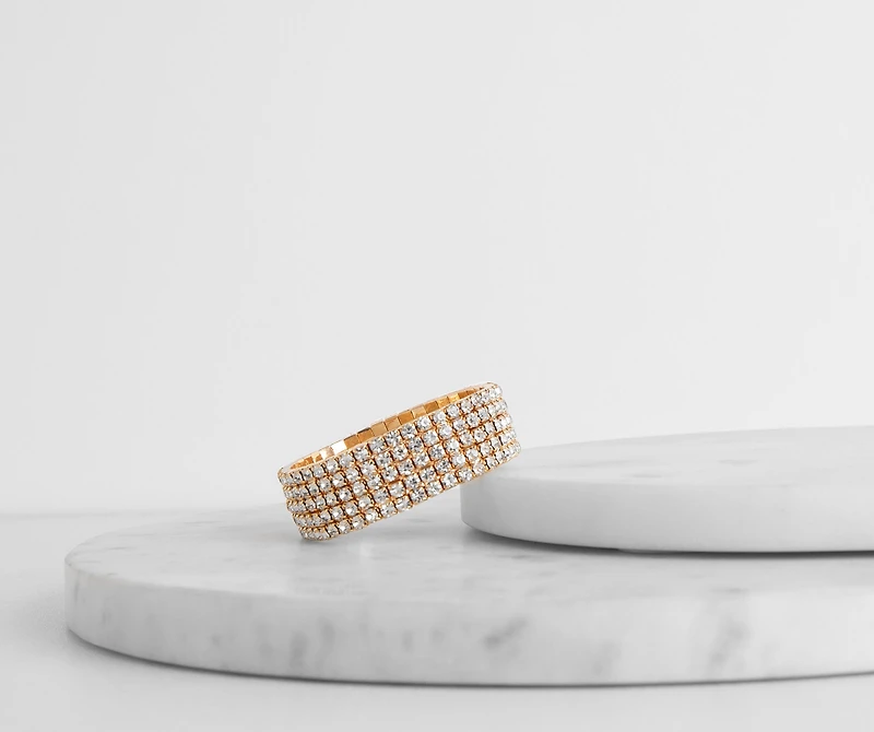 Dazzle It Up Rhinestone Bracelet