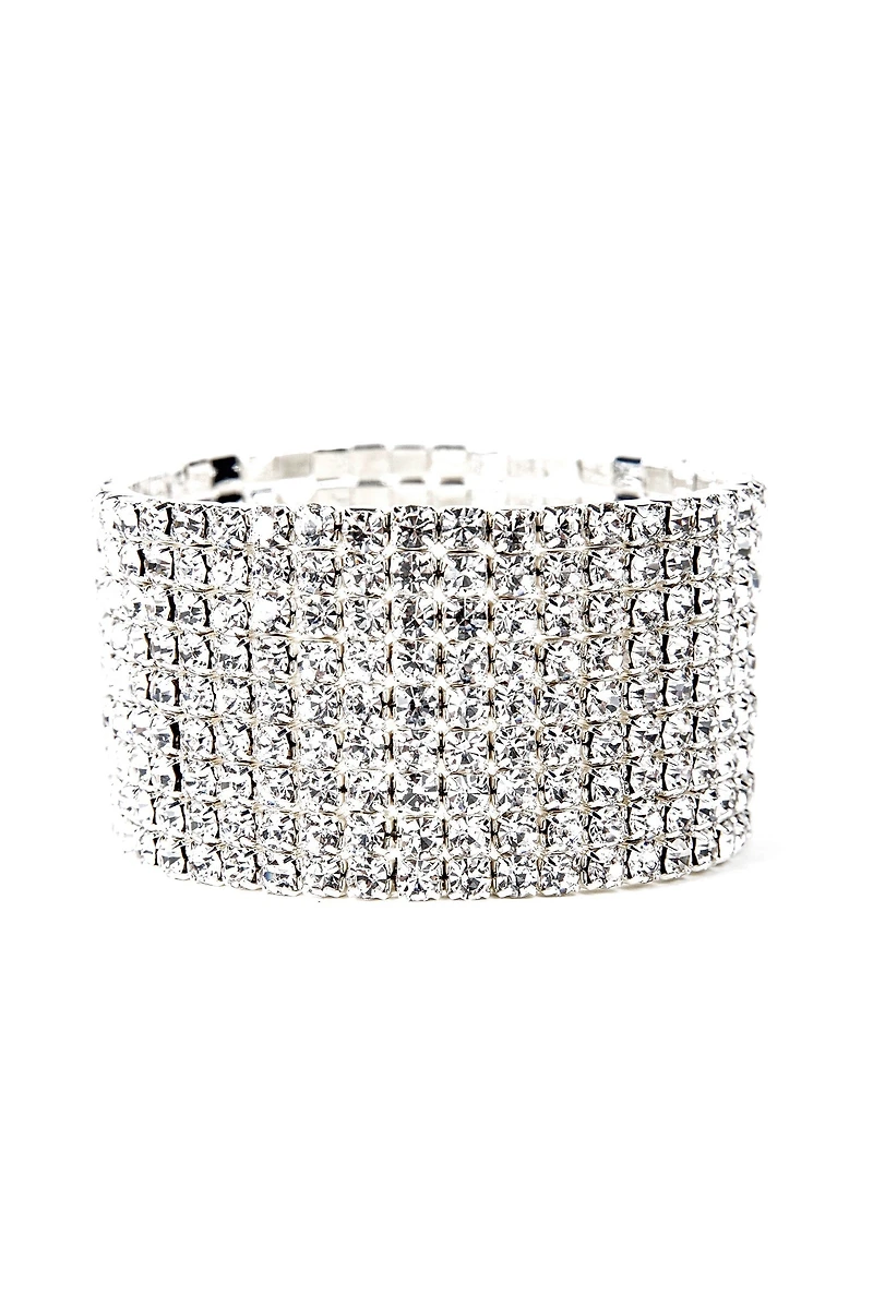 Sparkly Glam Rhinestone Bracelet