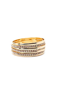 Pretty Sleek Rhinestone Bangles