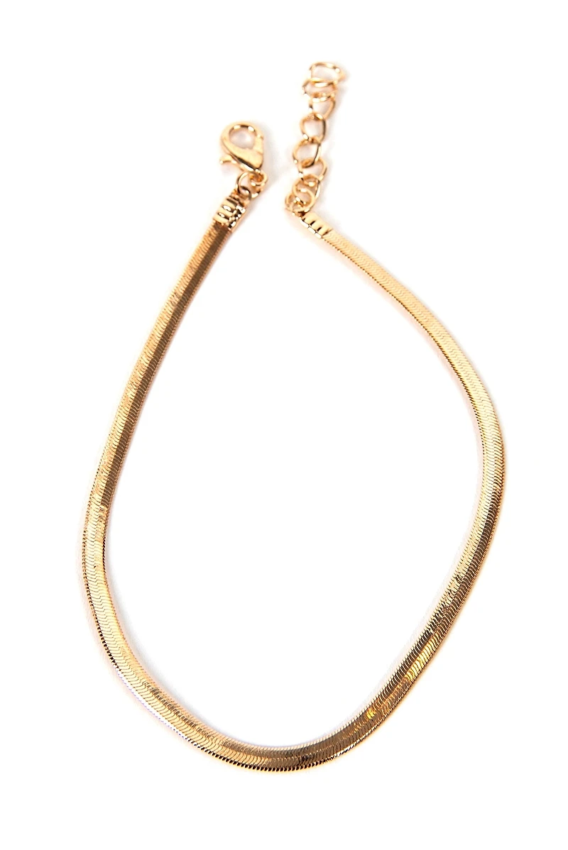 Herringbone Anklet